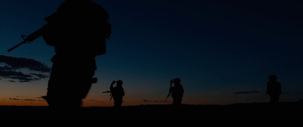 Screen capture from the film Sicario.