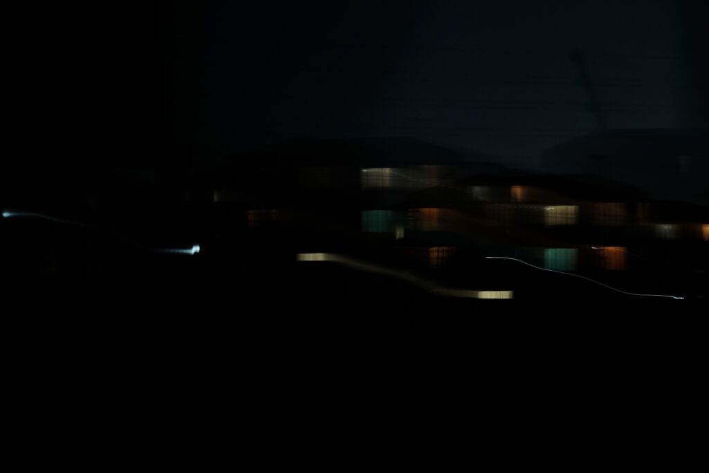Shutter drag image.