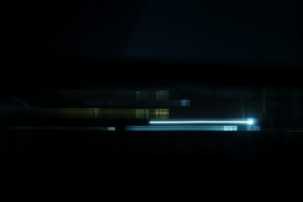 Shutter drag image.