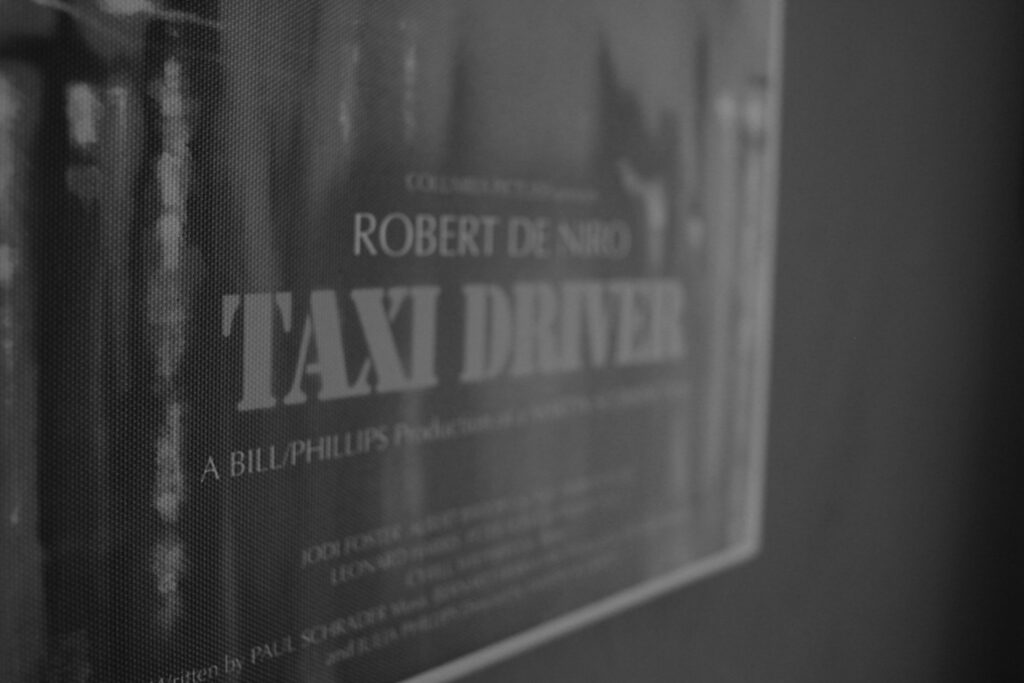 Taxi Driver canvas.